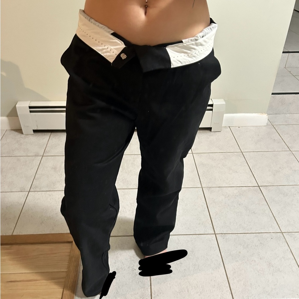 Edikted Folded Wide Leg Chino Pants